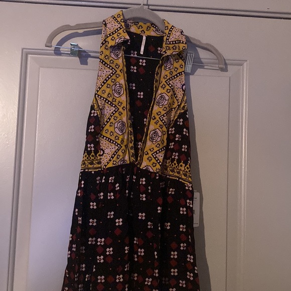 Free People “Charlotte Sleeveless Top” lightweight tunic multicolor| Sz XS|P - Picture 3 of 9